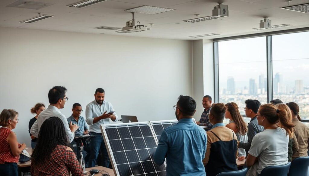 edukasi dan pelatihan solar panel