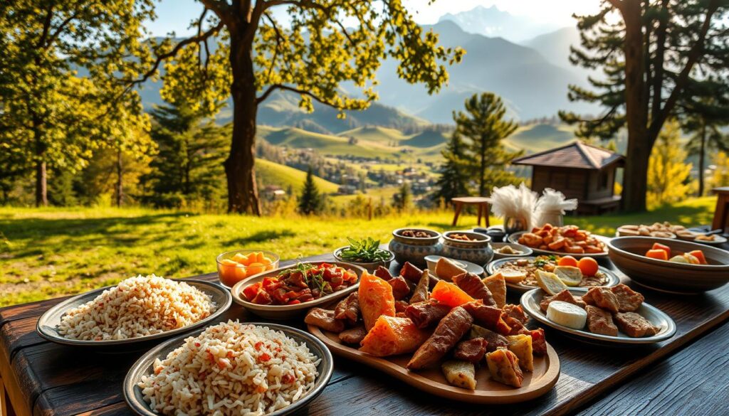 hidangan Bhutan musim panas hidangan Bhutan musim panas