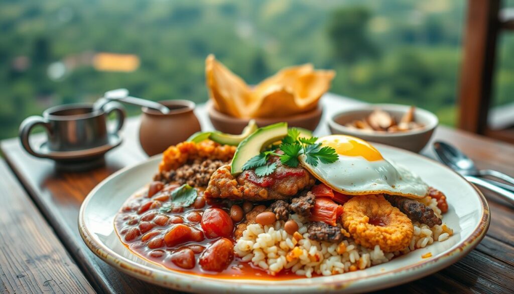 Bandeja Paisa Kolombia Bandeja Paisa Kolombia